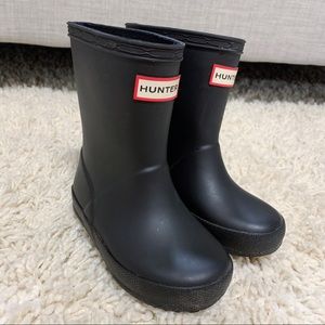 Toddler Black Hunter Rainboots